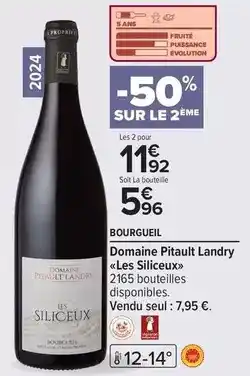 Carrefour Domaine pitault landry - les siliceux offre