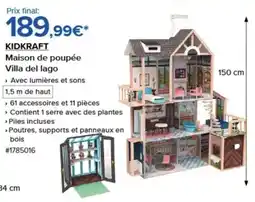 Costco KIDKRAFT Maison de poupée villa del lago offre