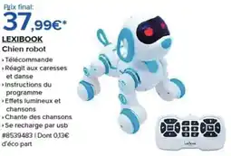 Costco LEXIBOOK Chien robot offre