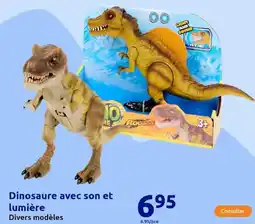 Action Dinosaure avec son et lumière offre