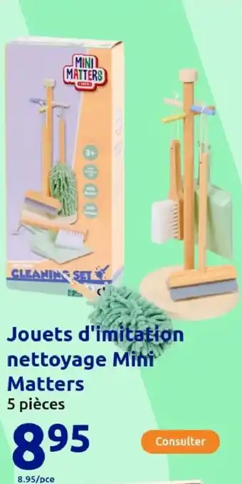 Action Jouets d'imitation nettoyage Mini Matters offre