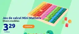 Action Jeu de calcul Mini Matters offre