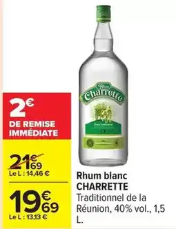 Carrefour Express Charrette - rhum blanc offre