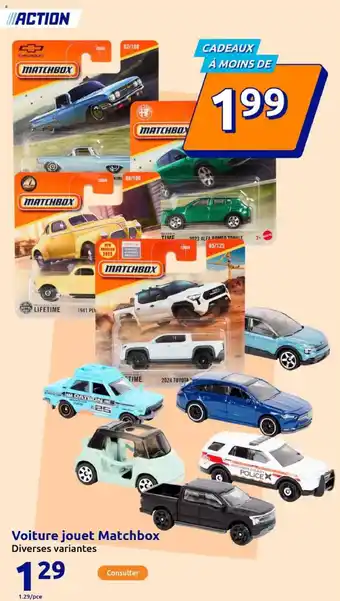 Action Voiture jouet matchbox offre
