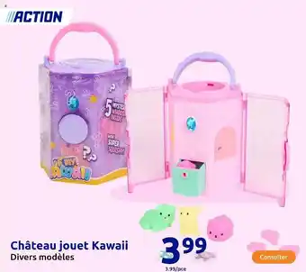 Action Château jouet Kawaii offre