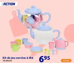 Action Kit de jeu service à thé offre