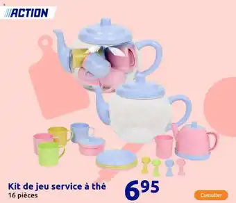 Action Kit de jeu service à thé offre