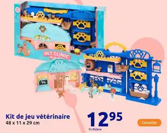 Action Kit de jeu vétérinaire offre