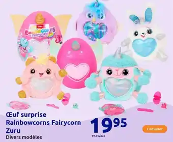 Action Œuf surprise rainbowcorns fairycorn zuru offre