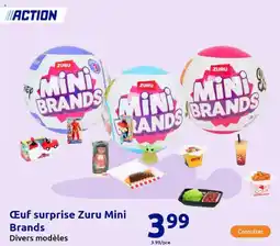 Action ZURU Œuf surprise Mini Brands offre