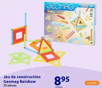 Action Jeu de construction Geomag Rainbow offre