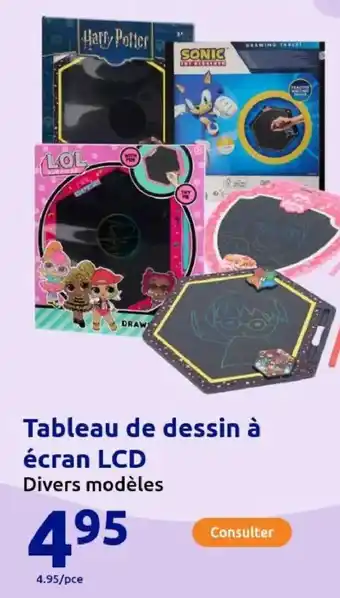 Action Tableau de dessin à écran LCD offre