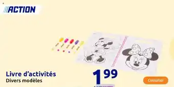 Action Livre d'activités offre