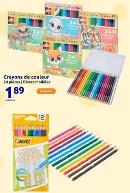 Action Crayons de couleur offre