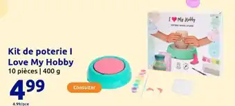Action Kit de poterie Love My Hobby offre