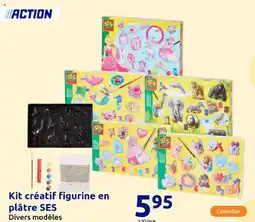 Action Kit créatif figurine en plâtre SES offre