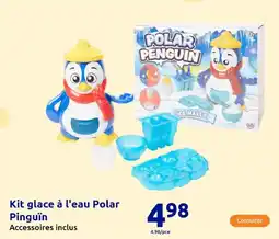 Action Kit glace à l'eau Polar Pinguïn offre