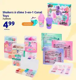 Action Shakers à slime 3-en-1 Canal Toys offre