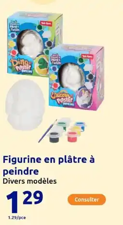 Action Figurine en plâtre à peindre offre