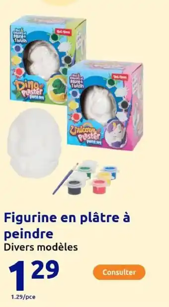 Action Figurine en plâtre à peindre offre