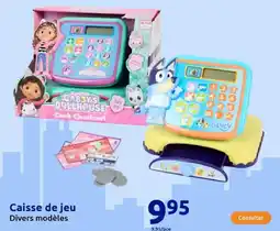 Action Caisse de jeu offre