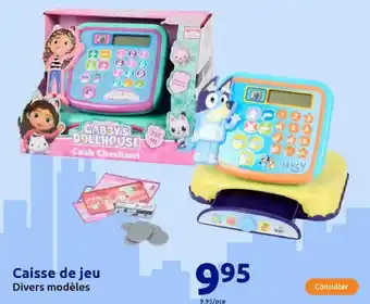 Action Caisse de jeu offre