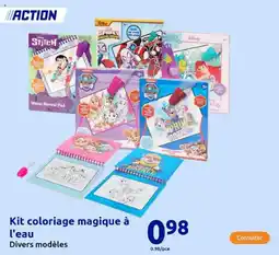 Action Kit coloriage magique à l'eau offre