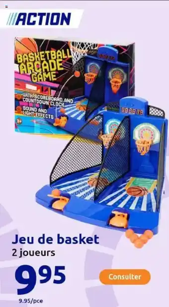 Action Jeu de basket offre