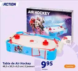 Action Table de Air Hockey offre
