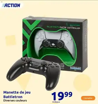 Action Manette de jeu Battletron offre