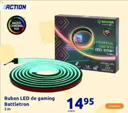 Action BATTLETRON Ruban LED de gaming offre