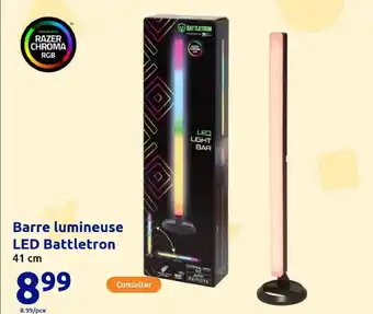 Action Barre lumineuse led battletron offre