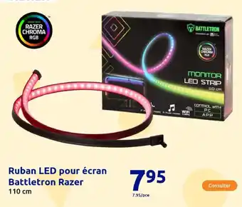 Action Ruban led pour écran razer battletron offre