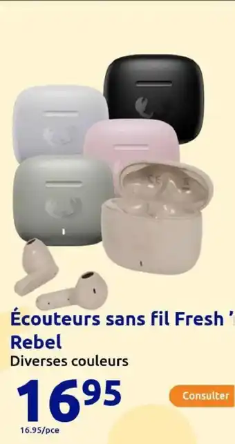 Action Écouteurs sans fil Fresh Rebel offre