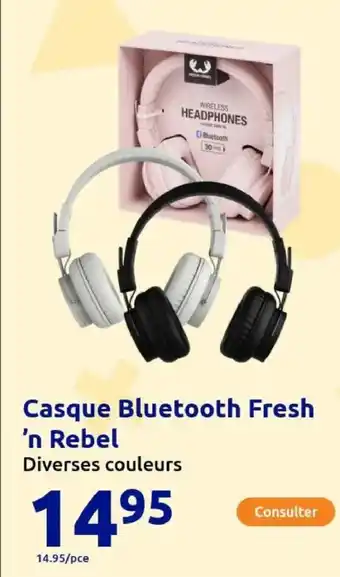 Action Casque Bluetooth Fresh 'n Rebel offre
