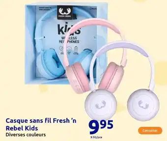 Action Casque sans fil Fresh 'n Rebel Kids offre