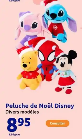 Action Peluche de Noël Disney offre