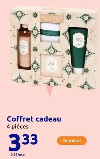 Action Coffret cadeau offre