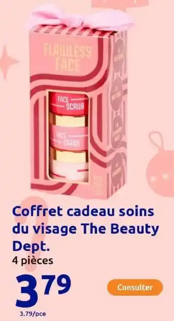 Action Coffret cadeau soins du visage The Beauty Dept. offre