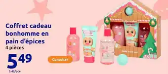 Action Coffret cadeau bonhomme en pain d'épices offre