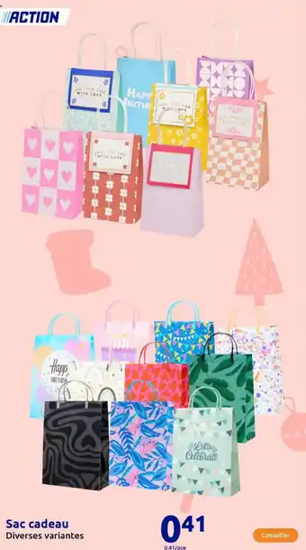 Action Sac cadeau offre