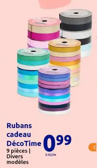 Action Rubans cadeau DécoTime offre
