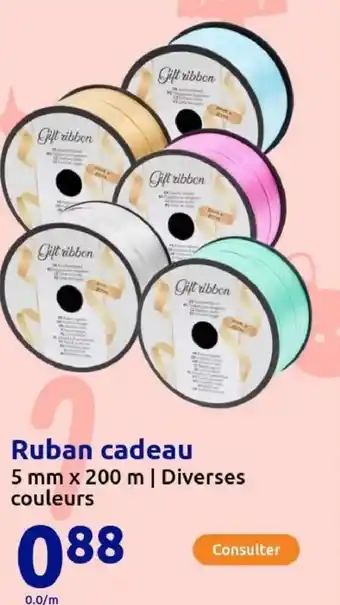 Action Ruban cadeau offre