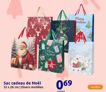 Action Sac cadeau de Noël offre