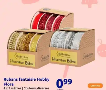 Action Rubans fantaisie Hobby Flora offre