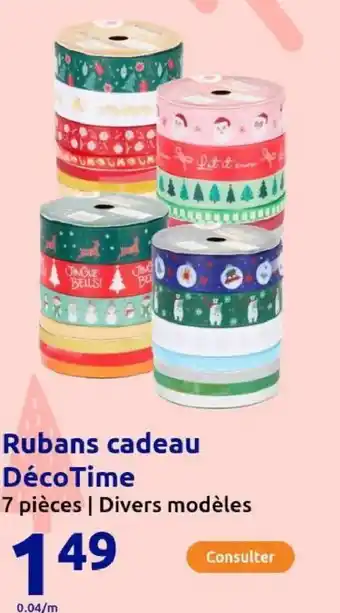 Action Rubans cadeau Déco Time offre