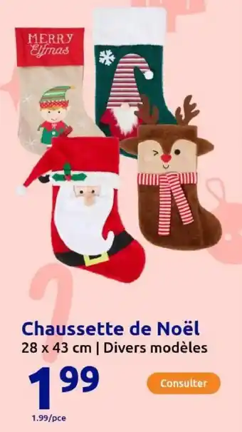 Action Chaussette de Noël offre
