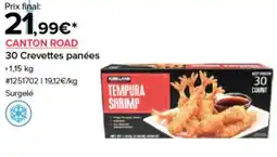 Costco CANTON ROAD 30 Crevettes panées offre