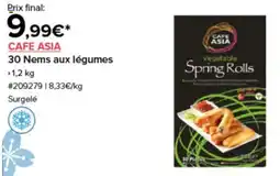 Costco CAFE ASIA 30 Nems aux légumes offre