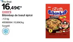 Costco CHOIS Bibimbap de bœuf épicé offre